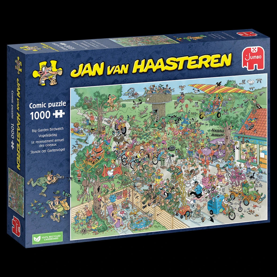 Jumbo Jan Van Haasteren Big Garden Birdwatch 1000 Piece Jigsaw Puzzle 5 Jumbo Jan Van Haasteren Big Garden Birdwatch 1000 Piece Jigsaw Puzzle - Image 3