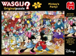 Jumbo Wasgij Disney Original 'Mickey's Party 1000 Piece Jigsaw Puzzle' -All Jigsaw Puzzles 1110100124 F 14 WEB
