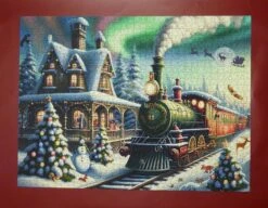 The Christmas Train 1000 Piece Jigsaw Puzzle -All Jigsaw Puzzles 1130343