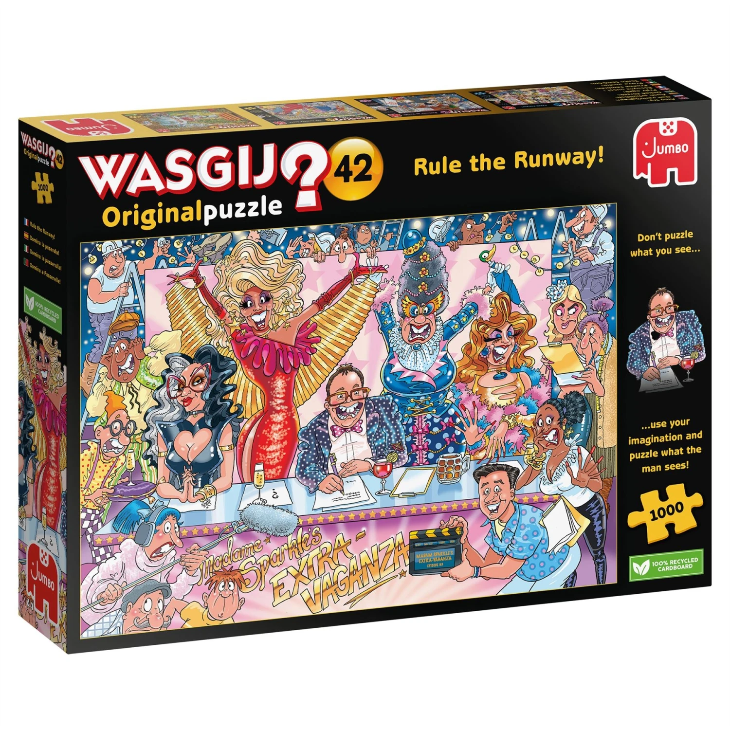 Jumbo Wasgij Original 42 Rule The Runway! 1000 Piece Jigsaw Puzzle 3 Jumbo Wasgij Original 42 Rule The Runway! 1000 Piece Jigsaw Puzzle - Image 2