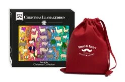 Christmas Llamageddon - 300 Piece Wooden Jigsaw Puzzle