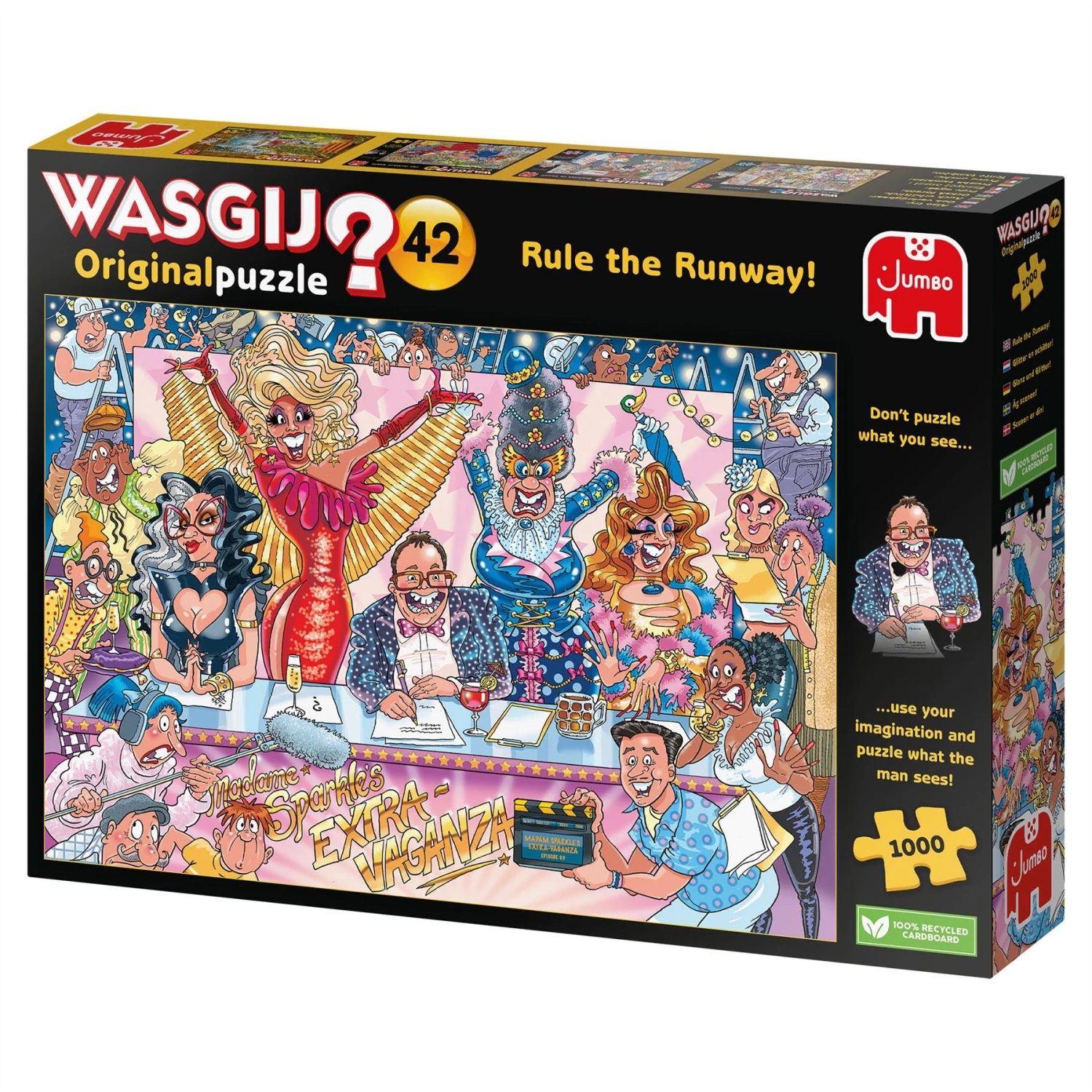 Jumbo Wasgij Original 42 Rule The Runway! 1000 Piece Jigsaw Puzzle 5 Jumbo Wasgij Original 42 Rule The Runway! 1000 Piece Jigsaw Puzzle - Image 4
