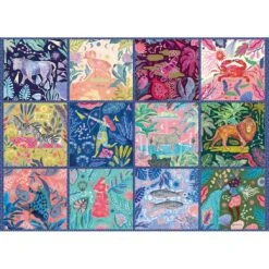 Gibsons Zodiac Jungle 1000 Piece Jigsaw Puzzle