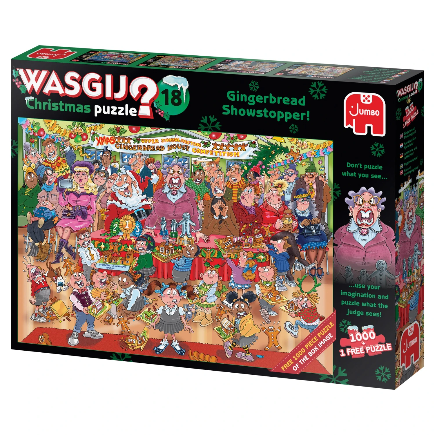 Jumbo Wasgij Christmas 18 Gingerbread Showstopper 1000 Piece Jigsaw Puzzle 6 Jumbo Wasgij Christmas 18 Gingerbread Showstopper 1000 Piece Jigsaw Puzzle - Image 4