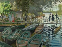 Bathers At La Grenouillere - National Gallery 1000 Piece Jigsaw Puzzle
