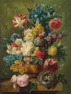 Flowers In A Vase - National Gallery 1000 Piece Jigsaw Puzzle