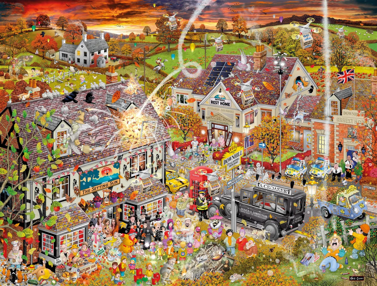 Mike Jupp I Love Autumn 1000 Piece Jigsaw Puzzle 3 Mike Jupp I Love Autumn 1000 Piece Jigsaw Puzzle