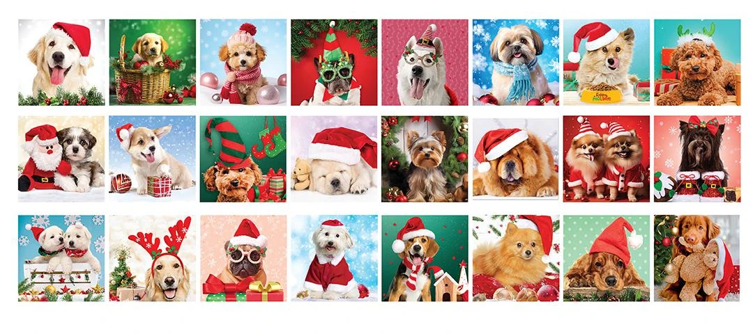 Eurographics Christmas Paws - Advent Calendar 24 50 Piece Jigsaw Puzzles 3 Eurographics Christmas Paws - Advent Calendar 24 50 Piece Jigsaw Puzzles