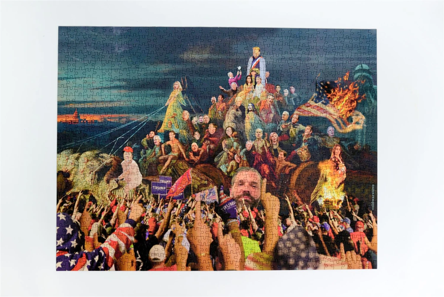 Cold War Steve Trumpscape II 1000 Piece Jigsaw Puzzle 5 Cold War Steve Trumpscape II 1000 Piece Jigsaw Puzzle - Image 3