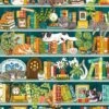 Purrfect Bookshelf 1000 Piece Jigsaw Puzzle