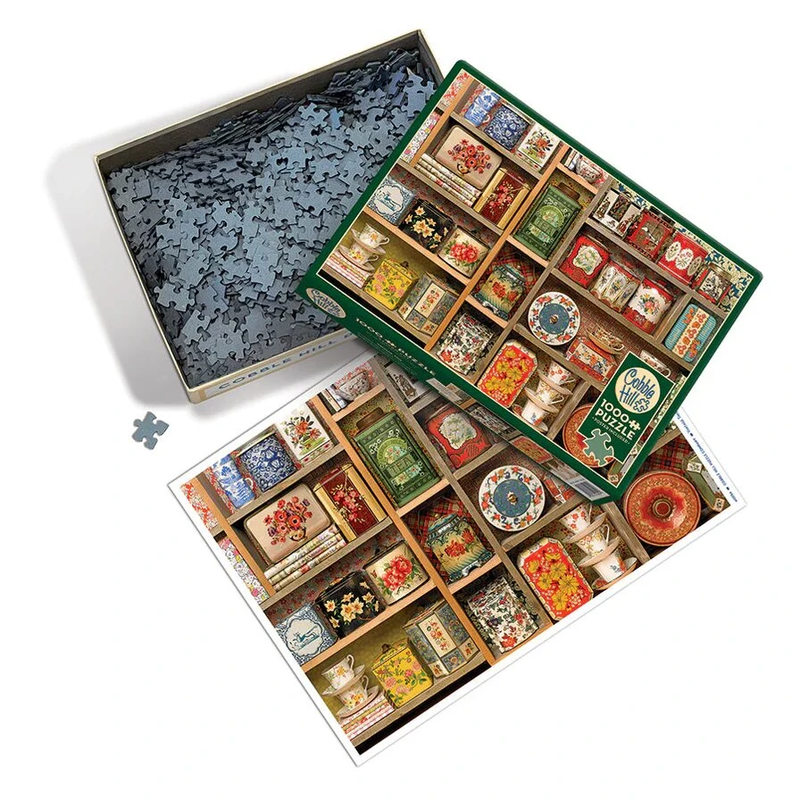 Vintage Tins 1000 Piece Jigsaw Puzzle 5 Vintage Tins 1000 Piece Jigsaw Puzzle - Image 3