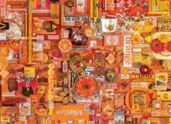 Orange 1000 Piece Jigsaw Puzzle