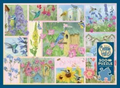 Garden Birds In Summer 500 Piece Jigsaw Puzzle -All Jigsaw Puzzles 45102 garden birds in summer 500 piece jigsaw puzzle