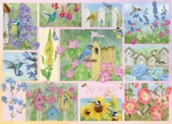 Garden Birds In Summer 500 Piece Jigsaw Puzzle