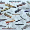Eurographics WW II Warships 1000 Piece Jigsaw Puzzle