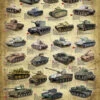 Eurographics World War II Tanks 1000 Piece Jigsaw Puzzle -All Jigsaw Puzzles 6000 0388 World War II Tanks 1000 Piece Jigsaw Puzzle