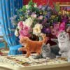 Eurographics Puzzling Cats 1000 Piece Jigsaw Puzzle -All Jigsaw Puzzles 6000 5914 Puzzling Cats 1000 Piece Jigsaw Puzzle