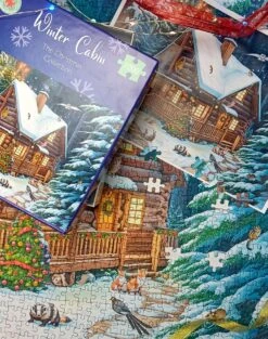 Winter Cabin 1000 Piece Jigsaw Puzzle -All Jigsaw Puzzles 60127770 c10e 425f be3f 6531616d2f48