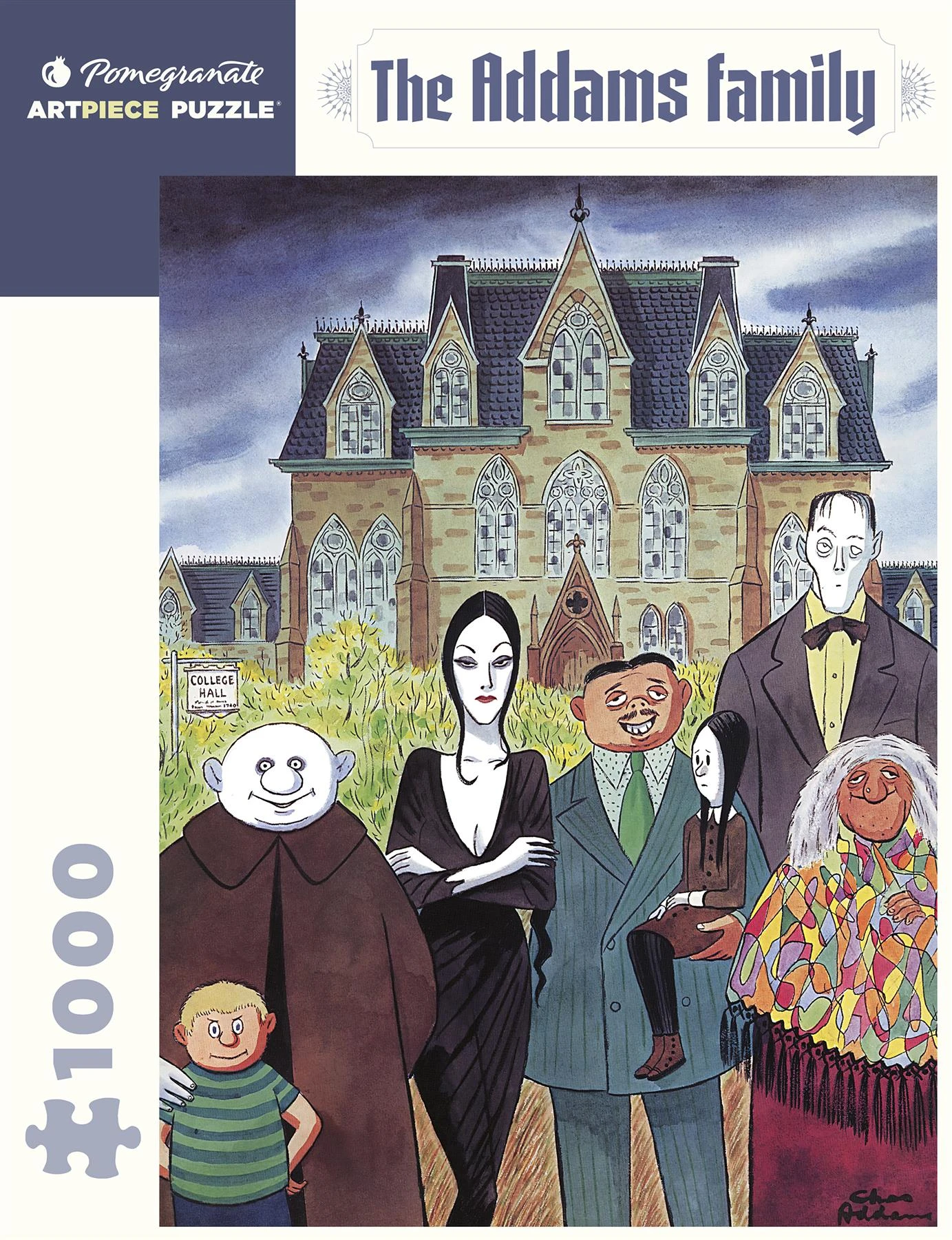 The Addams Family 1000 Piece Jigsaw Puzzle 4 The Addams Family 1000 Piece Jigsaw Puzzle - Image 2