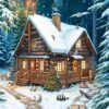 Winter Cabin 1000 Piece Jigsaw Puzzle