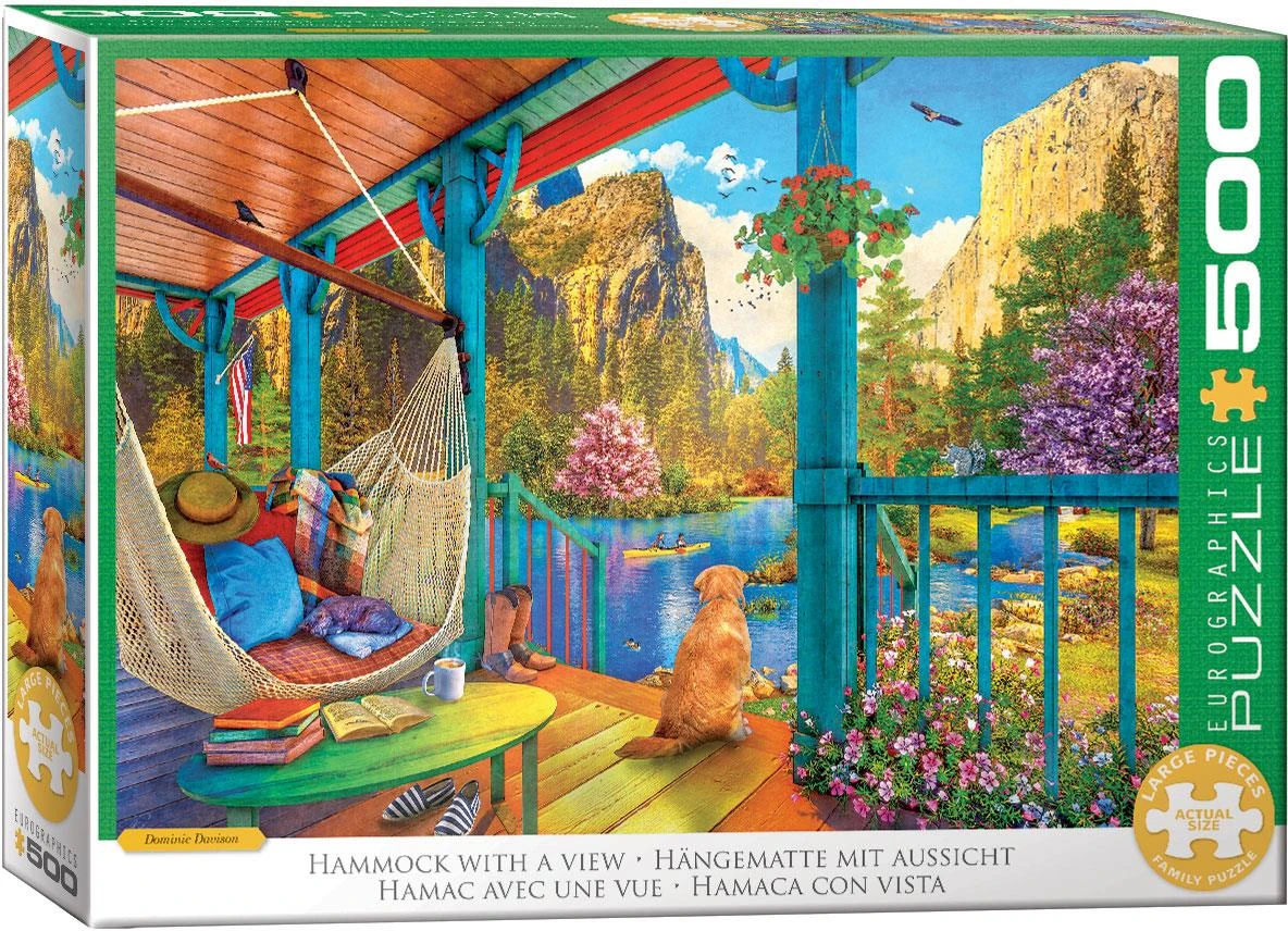 Eurographics Hammock With A View 500 Piece Jigsaw Puzzle 3 Eurographics Hammock With A View 500 Piece Jigsaw Puzzle