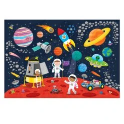 Jumbo Space 30 Piece Shaped Giant Floor Puzzle