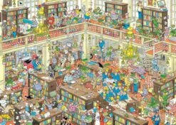 Jumbo The Library - Jan Van Haasteren 1000 Piece Jigsaw Puzzle