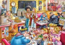 Jumbo Wasgij Destiny 27 Cafe To Latte 1000 Piece Jigsaw Puzzle