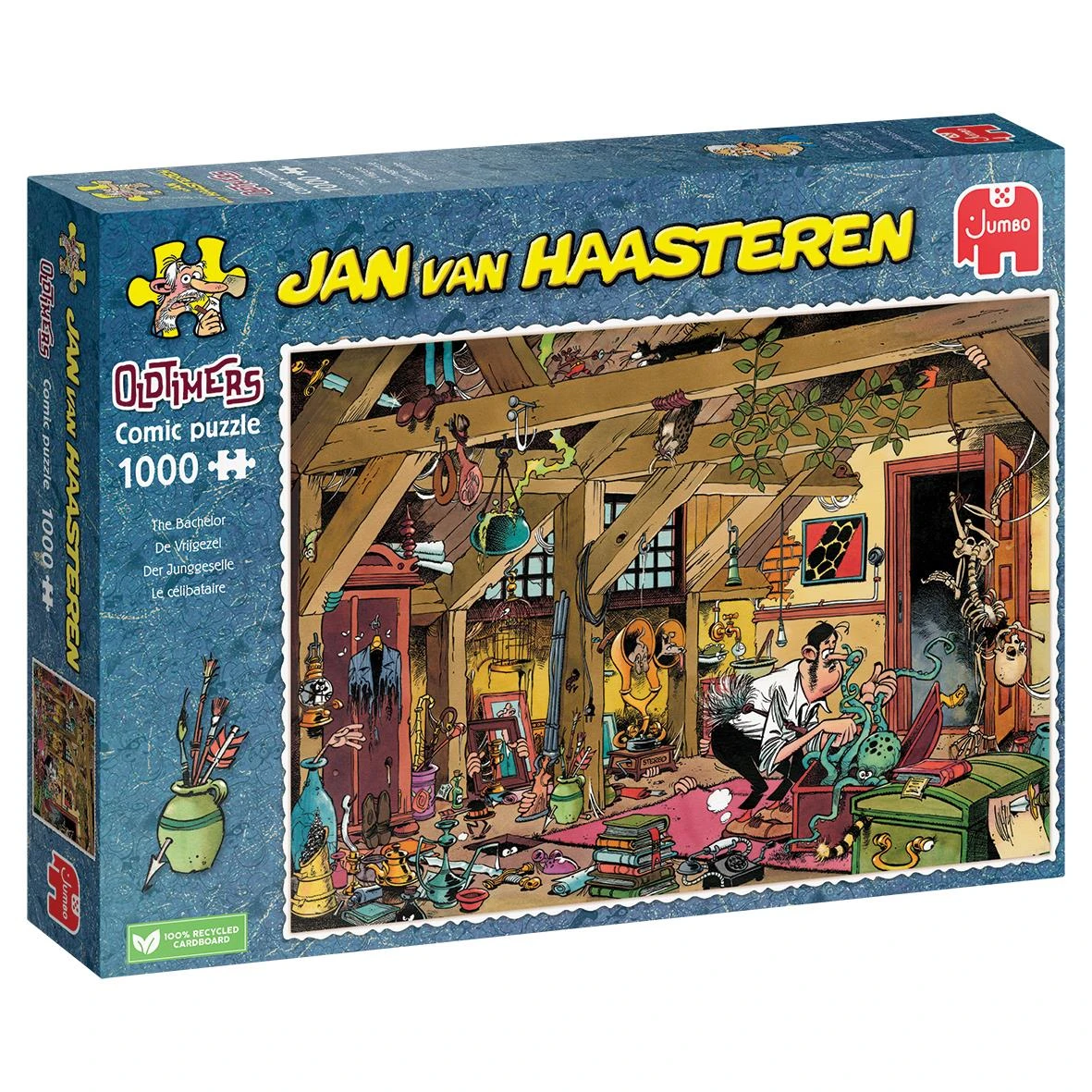 Jumbo Jan Van Haasteren's Oldtimers 'The Bachelor 1000 Piece Jigsaw Puzzle' 4 Jumbo Jan Van Haasteren's Oldtimers 'The Bachelor 1000 Piece Jigsaw Puzzle' - Image 2