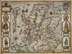 John Speed Historical Map Of Scotland 1000 Piece Jigsaw Puzzle