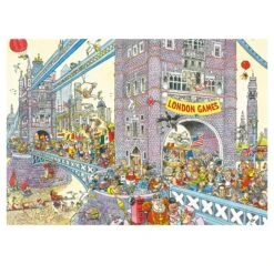 Jumbo Wasgij Retro Mystery 8 The Final Hurdle! 1000 Piece Jigsaw Puzzle