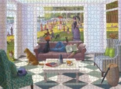 Kathryn Freeman: The Sunday Paper 1000-Piece Jigsaw Puzzle -All Jigsaw Puzzles AA1197 The Sunday Paper 1000 Piece Jigsaw Puzzle