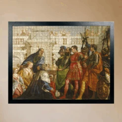 The Family Of Darius Before Alexander - National Gallery 1000 Piece Jigsaw Puzzle -All Jigsaw Puzzles AJP NG294 Family of Darius 1000 Jigsaw framed