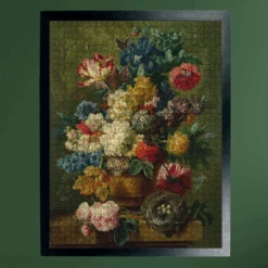 Flowers In A Vase - National Gallery 1000 Piece Jigsaw Puzzle -All Jigsaw Puzzles AJP NG3225 national gallery flowers in a vase framed