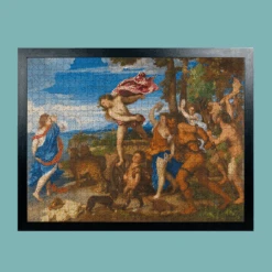 Bacchus And Ariadne - National Gallery 1000 Piece Jigsaw Puzzle -All Jigsaw Puzzles AJP NG35 national gallery baccus and ariadne 1000 piece jigsawpuzzle framed