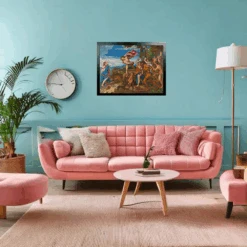 Bacchus And Ariadne - National Gallery 1000 Piece Jigsaw Puzzle -All Jigsaw Puzzles AJP NG35 national gallery baccus and ariadne 1000 piece jigsawpuzzle framed wall