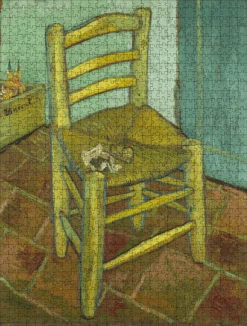 Van Gogh's Chair - National Gallery 1000 Piece Jigsaw Puzzle -All Jigsaw Puzzles AJP NG3862 national gallery Chair 1000 Van Gogh Jigsaw