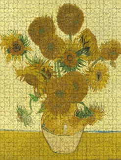 Sunflowers - National Gallery 1000 Piece Jigsaw Puzzle -All Jigsaw Puzzles AJP NG3863 Sunflowers 1000 Van Gogh Jigsaw