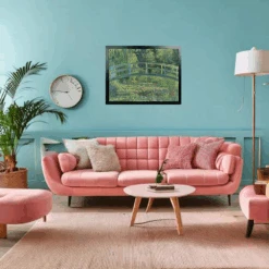 The Water-Lily Pond - National Gallery 1000 Piece Jigsaw Puzzle -All Jigsaw Puzzles AJP NG4240 National Gallery Water Lily Pond 1000 Monet Jigsaw framed wall