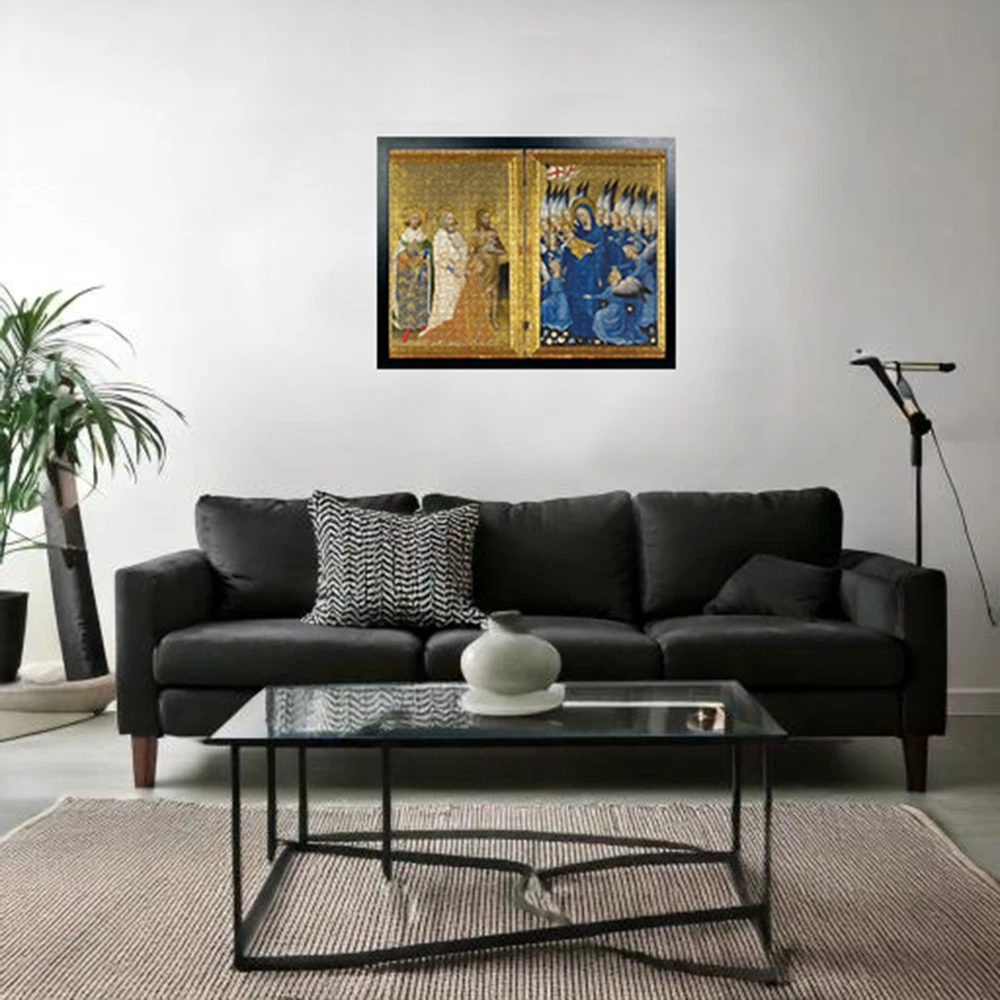 Richard II Presented To The Virgin And Child By His Patron Saint John The Baptist And SaintsNational Gallery 1000 Piece Jigsaw Puzzle 7 Richard II Presented To The Virgin And Child By His Patron Saint John The Baptist And SaintsNational Gallery 1000 Piece Jigsaw Puzzle - Image 5