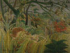 Surprised! - National Gallery 1000 Piece Jigsaw Puzzle -All Jigsaw Puzzles AJP NG6421 Surprised 1000 Rousseau Jigsaw