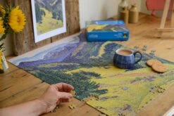 The Kien Valley With The Bluemlisalp Massif - National Gallery 1000 Piece Jigsaw Puzzle -All Jigsaw Puzzles AJP NG6695 National Gallery Hodler The Kien Valley 1000 Hodler Jigsaw lifestyle 3