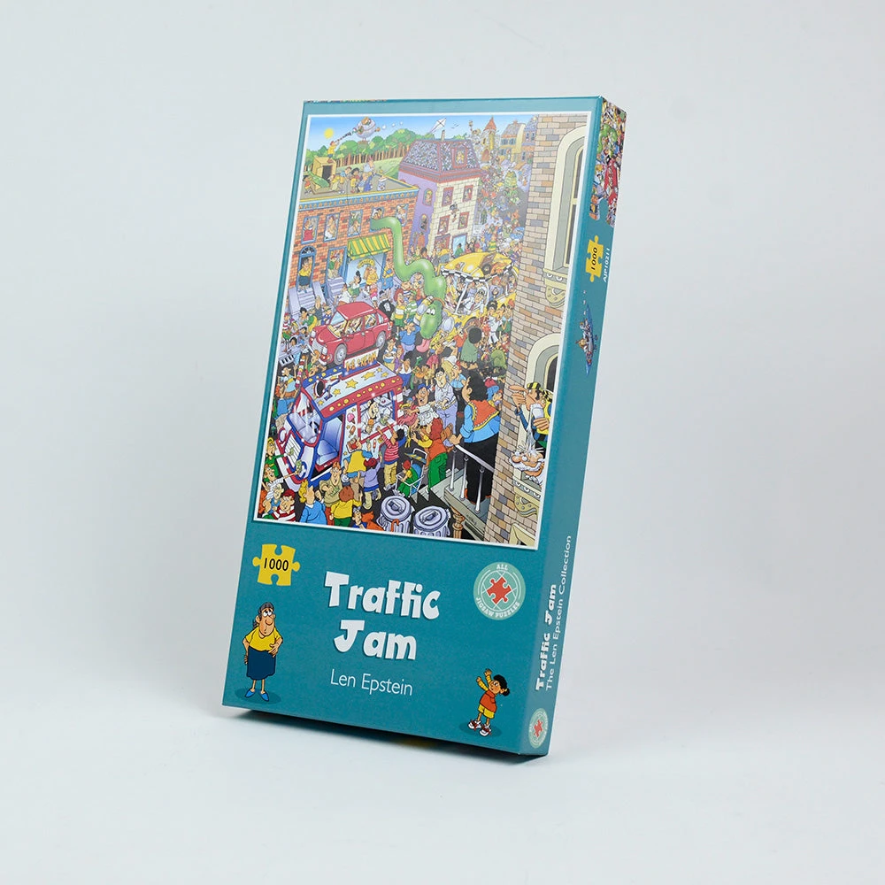 Traffic Jam - Len Epstein 1000 Piece Jigsaw Puzzle 5 Traffic Jam - Len Epstein 1000 Piece Jigsaw Puzzle - Image 3