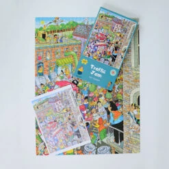 Traffic Jam - Len Epstein 1000 Piece Jigsaw Puzzle 14 Traffic Jam - Len Epstein 1000 Piece Jigsaw Puzzle -All Jigsaw Puzzles AJP10211 Traffic Jam 1000 Piece Jigsaw Puzzle 2