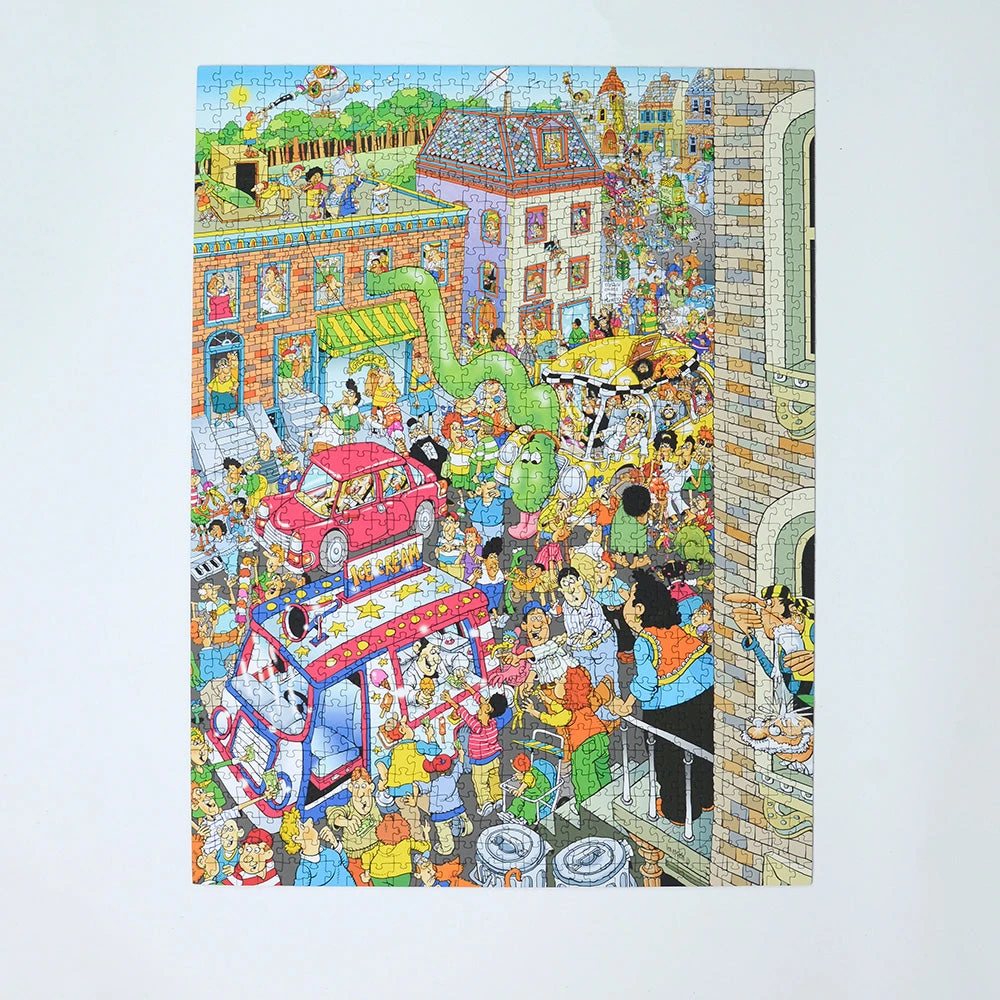 Traffic Jam - Len Epstein 1000 Piece Jigsaw Puzzle 7 Traffic Jam - Len Epstein 1000 Piece Jigsaw Puzzle - Image 5