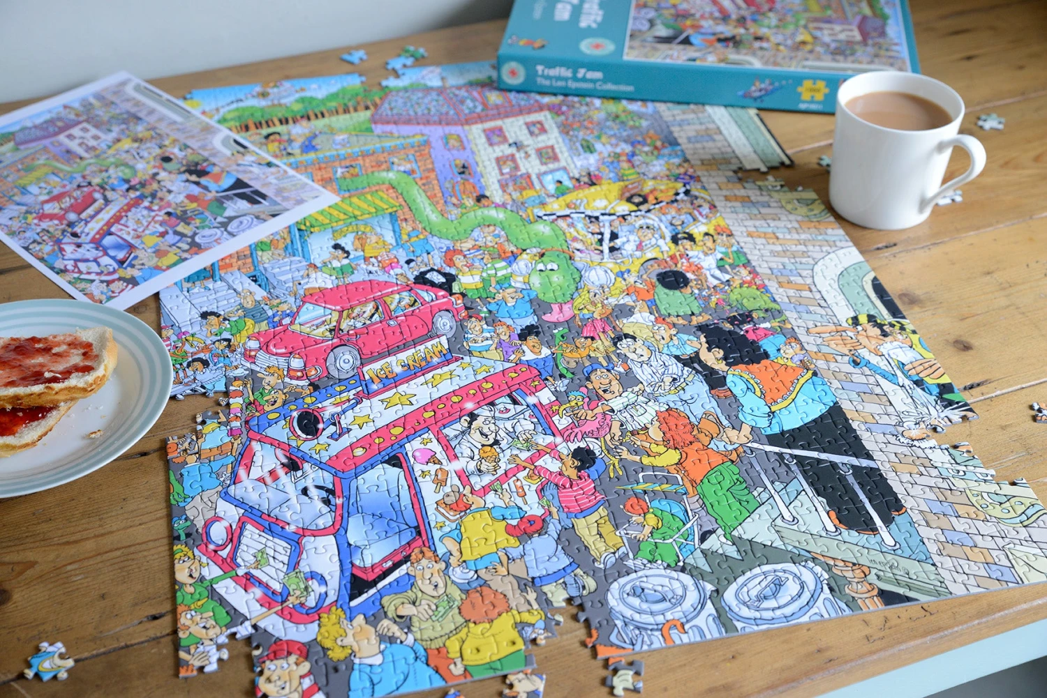 Traffic Jam - Len Epstein 1000 Piece Jigsaw Puzzle 9 Traffic Jam - Len Epstein 1000 Piece Jigsaw Puzzle - Image 7