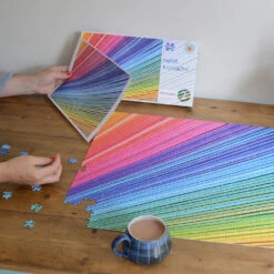 Paper Rainbow - Impuzzible No.2 - Impuzzible 1000 Piece -All Jigsaw Puzzles AJP10597 paper rainbow 1000 piece photography 2