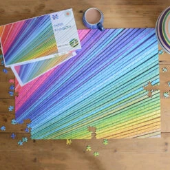 Paper Rainbow - Impuzzible No.2 - Impuzzible 1000 Piece -All Jigsaw Puzzles AJP10597 paper rainbow 1000 piece photography 4