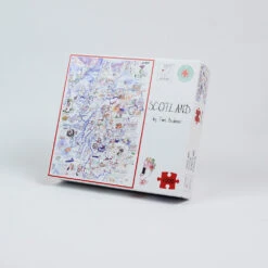 Map Of Scotland - Tim Bulmer 1000 Piece Jigsaw Puzzle -All Jigsaw Puzzles AJP10720 Scotland 1000 Piece Jigsaw Puzzle 1