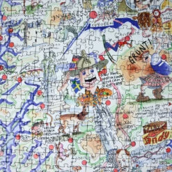 Map Of Scotland - Tim Bulmer 1000 Piece Jigsaw Puzzle -All Jigsaw Puzzles AJP10720 Scotland 1000 Piece Jigsaw Puzzle 3